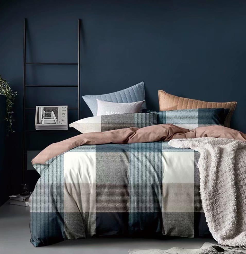 Any Colors Aster King Bedsheet 3 Pcs Set