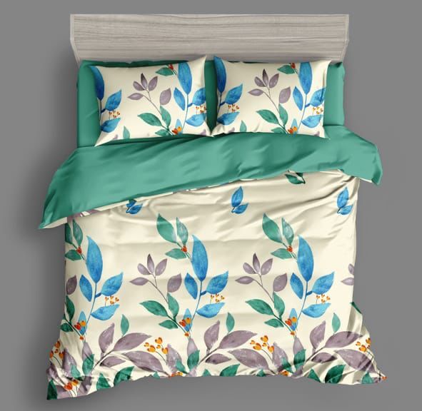 Any Colors Aster King Bedsheet 3 Pcs Set