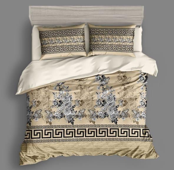 Any Colors Aster King Bedsheet 3 Pcs Set