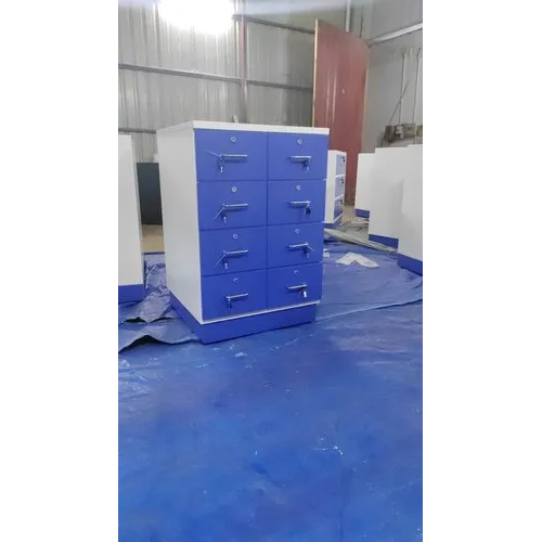 ब्लू प्लास्टिक कंटेनर स्टोरेज बॉक्स