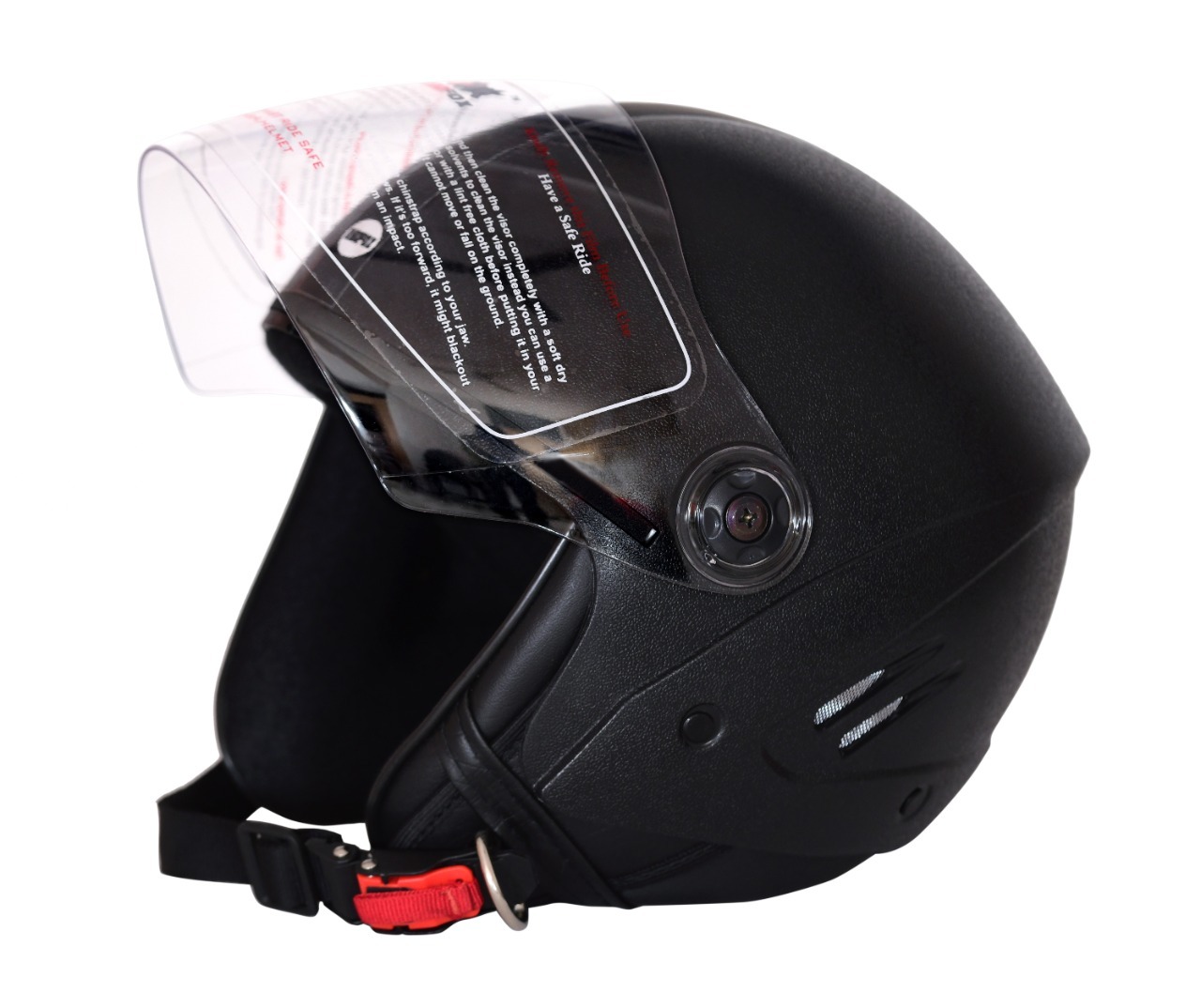 Black Getz Redfox Helmets