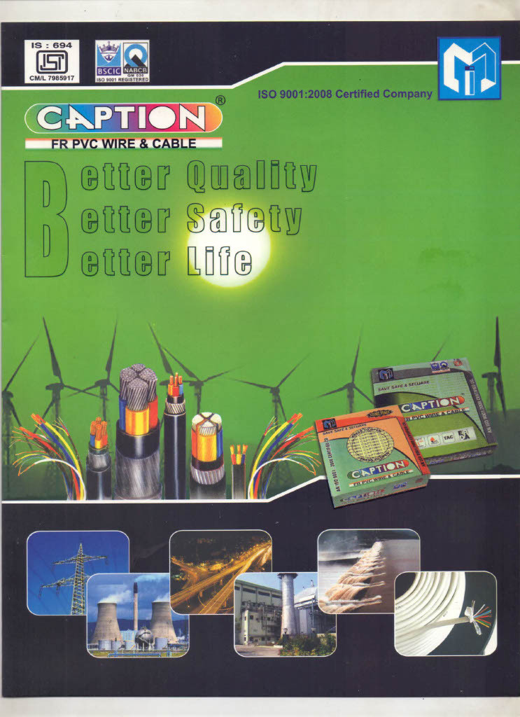 Caption Pvc Electric House Cable - 0.75 - 6 Sqmm Size, Single Core | Solid Assurance, Isi, Iso, Fla & Tac Approved For House Wiring