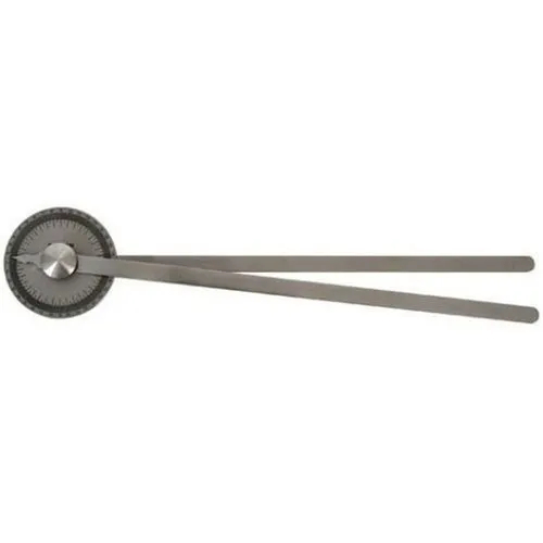 श्रीयान गोनियोमीटर आयाम (L*w*h): 8" X 3.25" इंच (इंच)