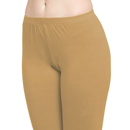 Women 4 Way Supercombod Cotton Lycra Beige Legging