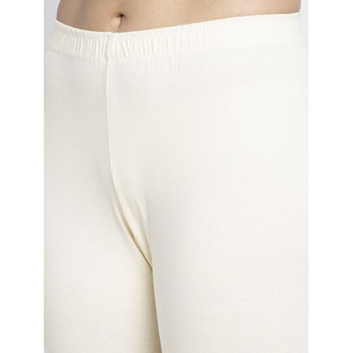 Women 4 Way Supercombod Cotton Lycra Off White Legging