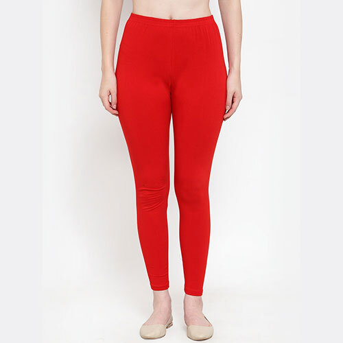 Women 4 Way Supercombod Cotton Lycra Red Legging