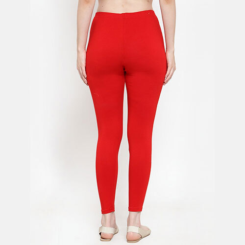 Women 4 Way Supercombod Cotton Lycra Red Legging