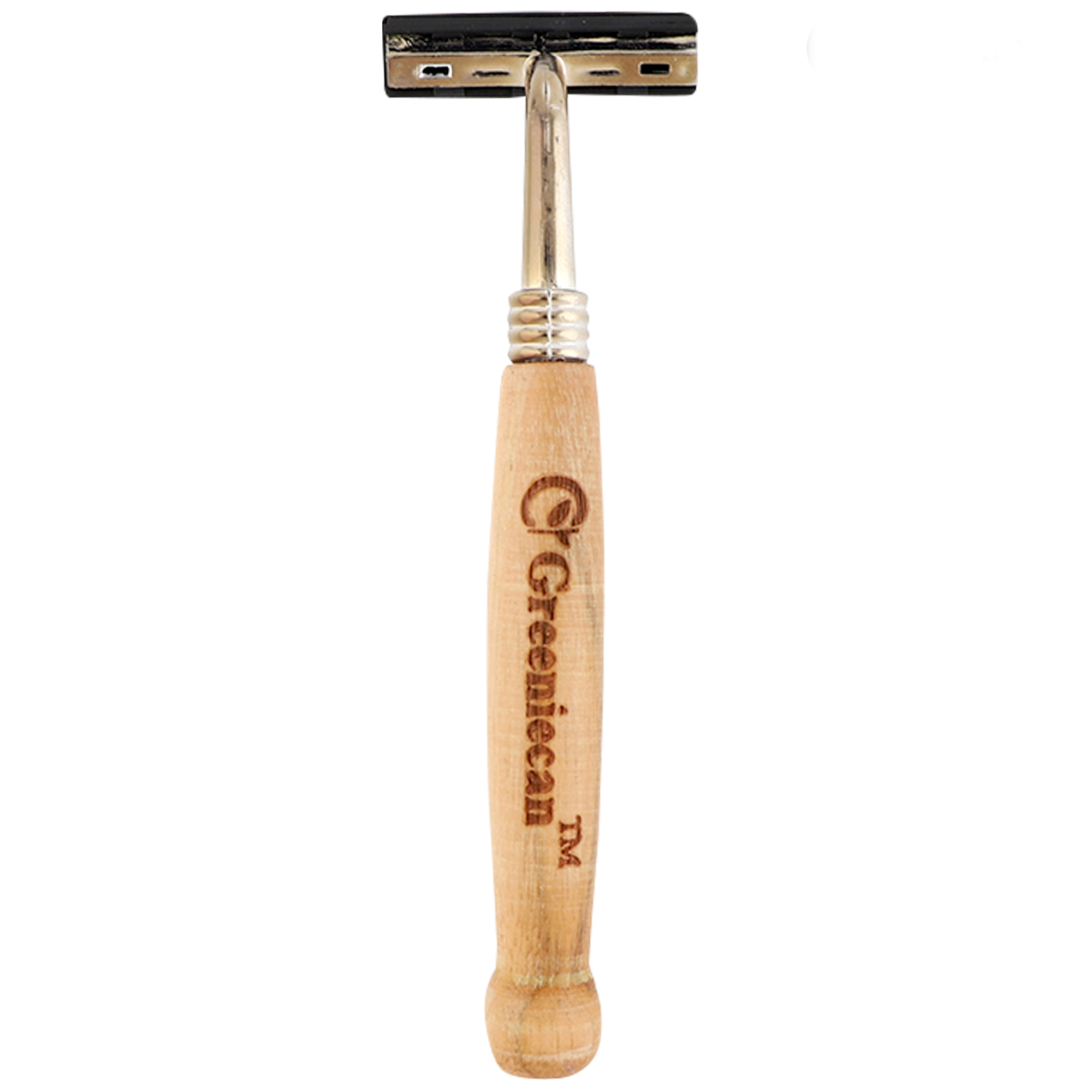 Wooden Razor For Hotels - Bamboo Material, 10 Cm Size, Plastic Blade, Eco-friendly Packaging , Zero Waste, Reusable With Wooden Handle