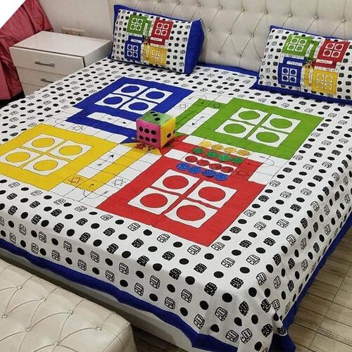 कॉटन डबल बेडशीट