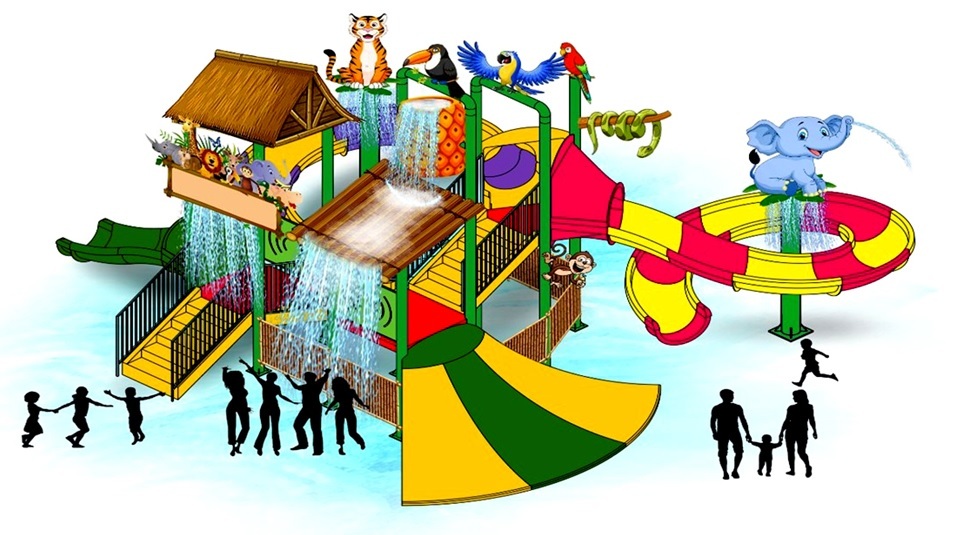 Water Fun Play System - Passenger Capacity: 2-4