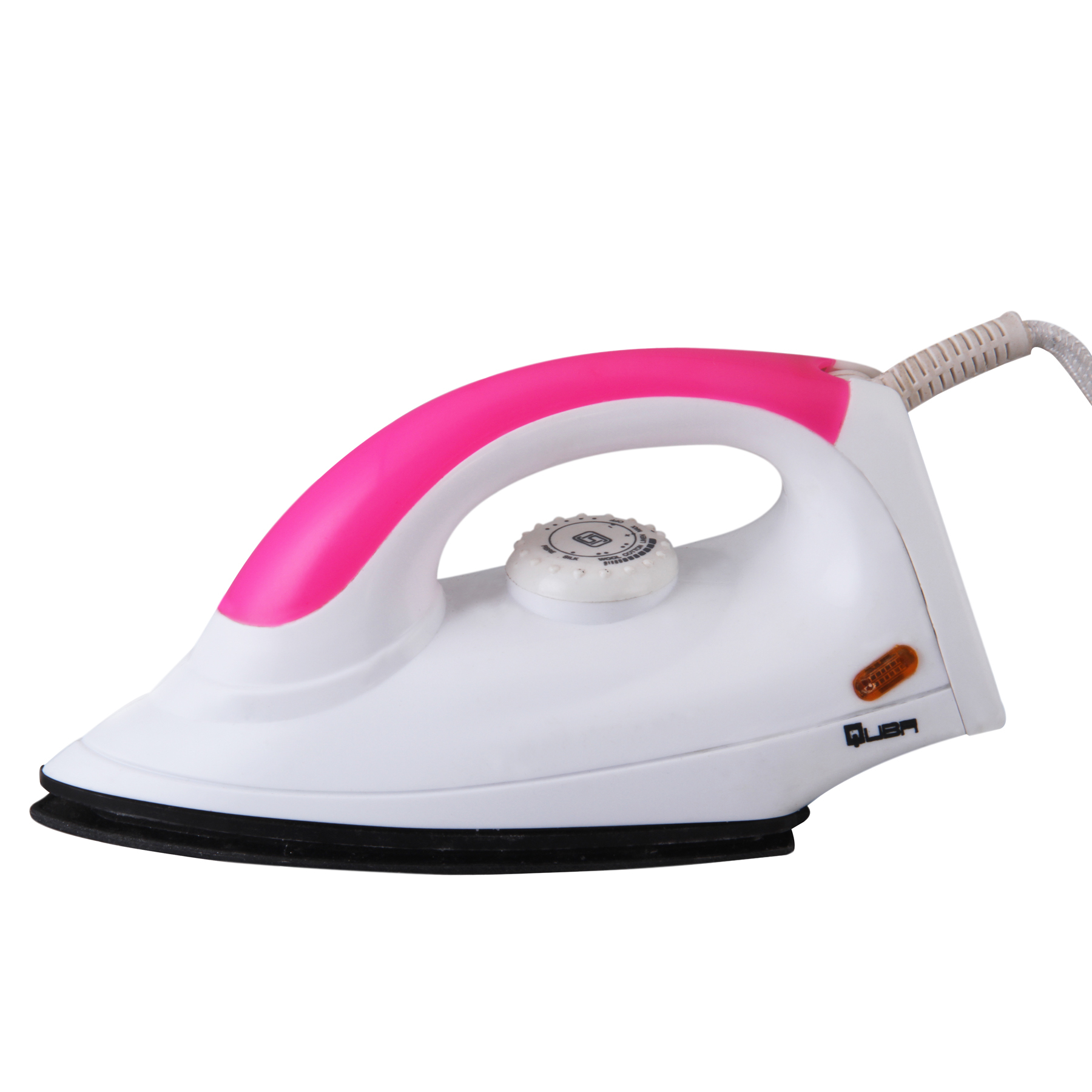 Quba 1000 Watt Dry Iron - Color: Pink