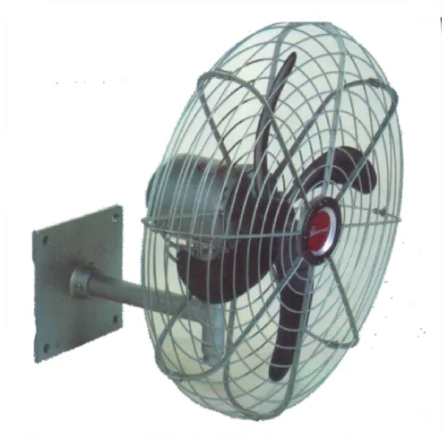 Pedestal and Wall Mounted Air Circulator Fan - Stainless Steel, 18-30 Inch Size, Silver Color, 90-200 Watt Power, 1445 RPM Speed, 4 Blades, 230 Volt AC/DC Supply, 1 Year Warranty