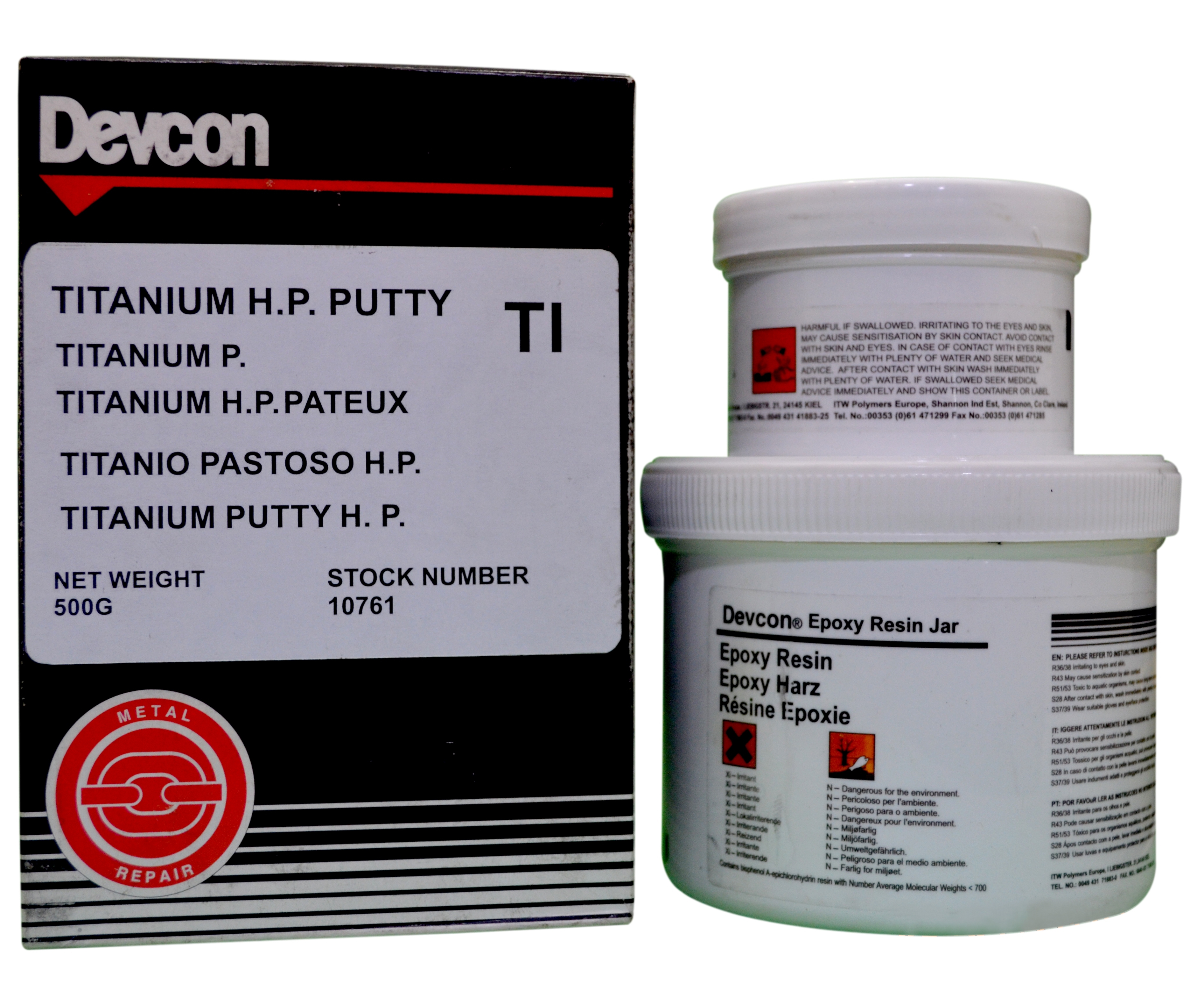 Devcon Titanium Reinforced Epoxy Putty Purity: Original