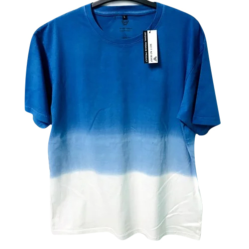 Tie Dye Round Neck T-Shirt - Cotton Fabric, Multicolor Design | Unisex, O-Neck, Available in L, M, S, XL, XXL Sizes, Short Sleeves