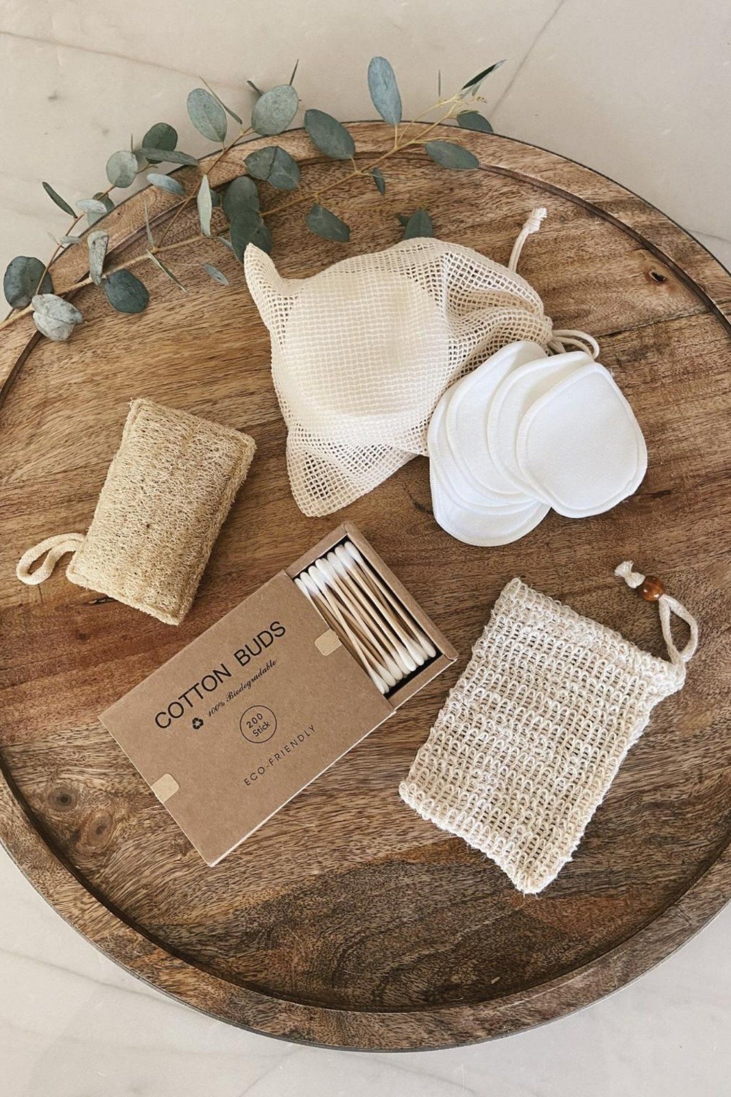 Organic Bamboo Cotton Reusable Facial Wipe - 8 Cm Size, White Color | Polished Finish, Eco-friendly Makeup Removal Solution