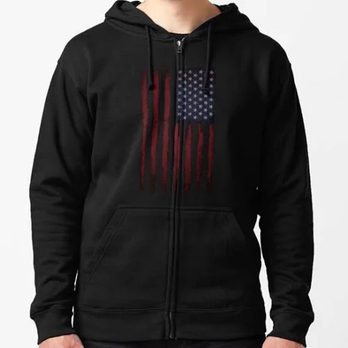 Cotton Zipper Hoodie - Modern Long Sleeve Design, Black Color, Breathable and Washable Unisex Winter Wear
