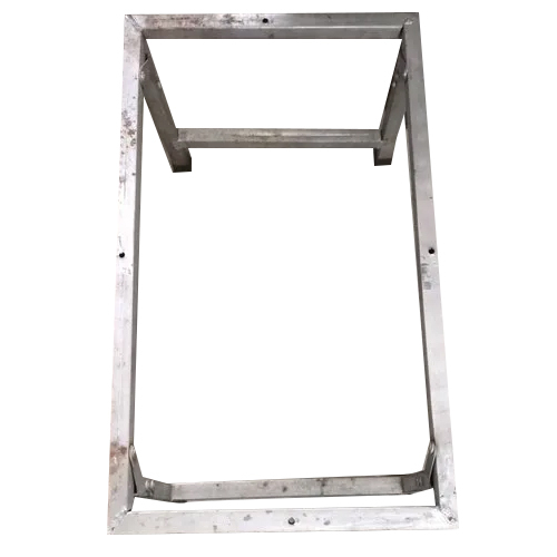 Polished Study Bed Table Silver Frame