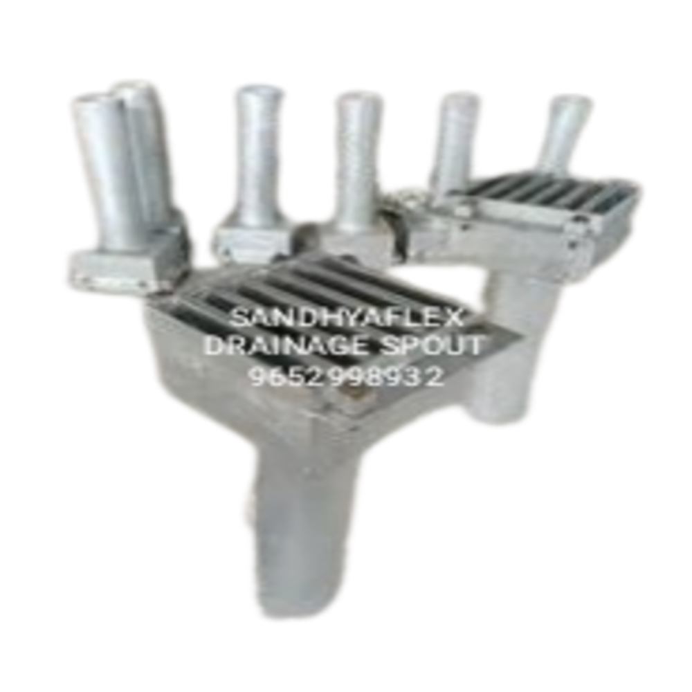 Industrial Drainage Spout - Color: Silver
