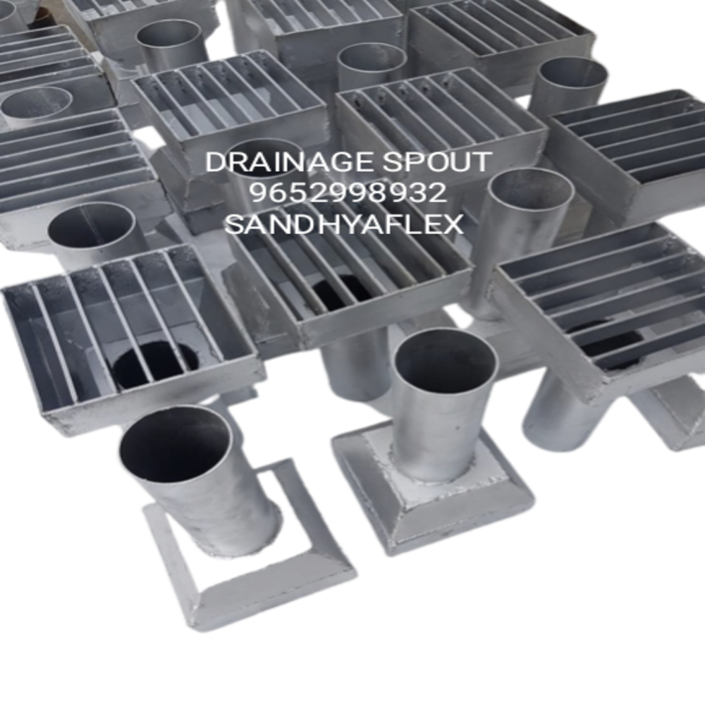 Industrial Drainage Spout - Color: Silver