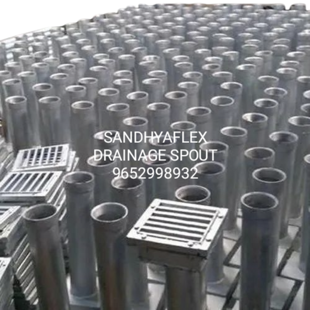 Industrial Drainage Spout - Color: Silver
