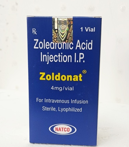 लिक्विड ज़ोलेड्रोनिक एसिड इंजेक्शन Zoldonat 4mg Injection