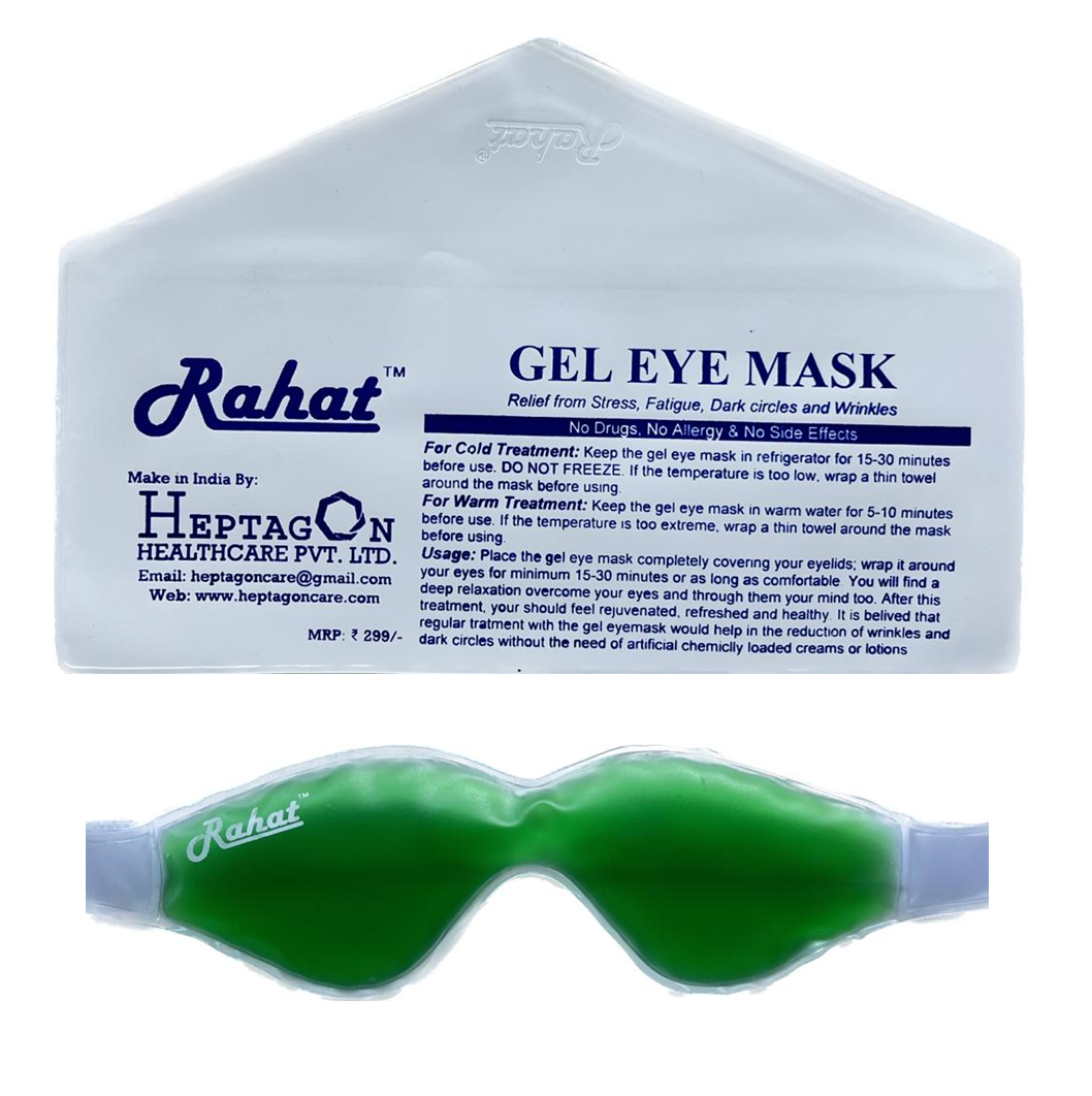 Rahat Cool Eye Mask - Gel Form, Waterproof | Ideal For Men And Women, Suitable For Normal Skin, Perfect For Eye Relaxation