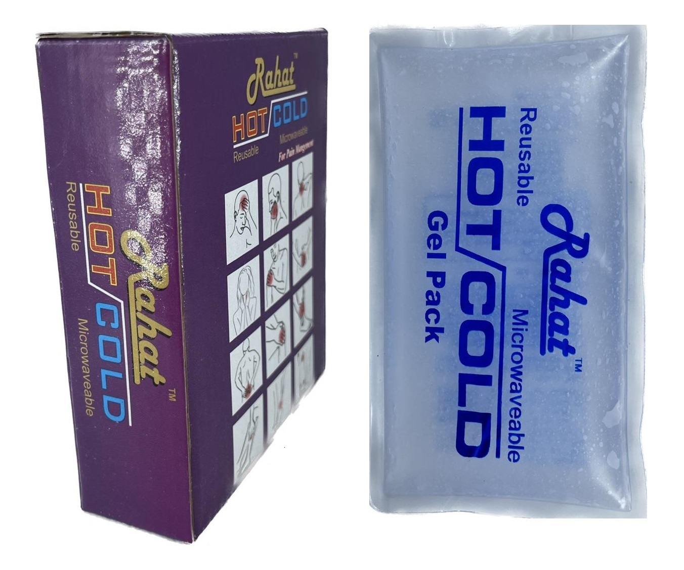 Rahat Hot Cold Compress Pack - Pvc + Gel , Improve Flexibility, Reduce Stress, Recommended For All