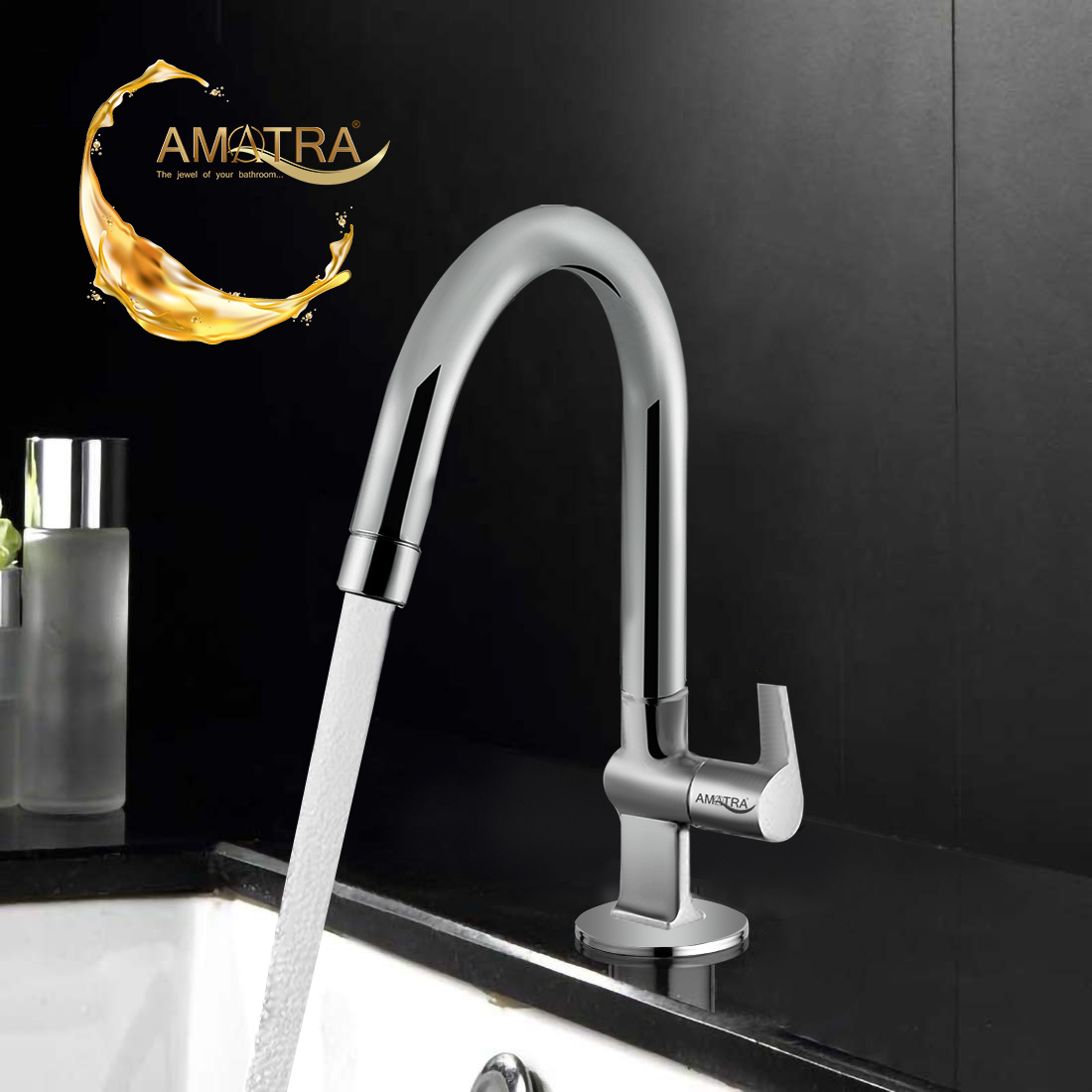 Kit Kat Swan Neck Bathroom Fittings