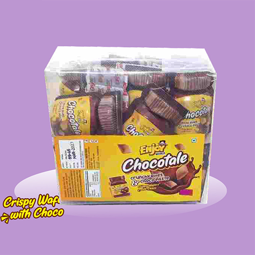 Crispy Wafer With Chocolate Paste