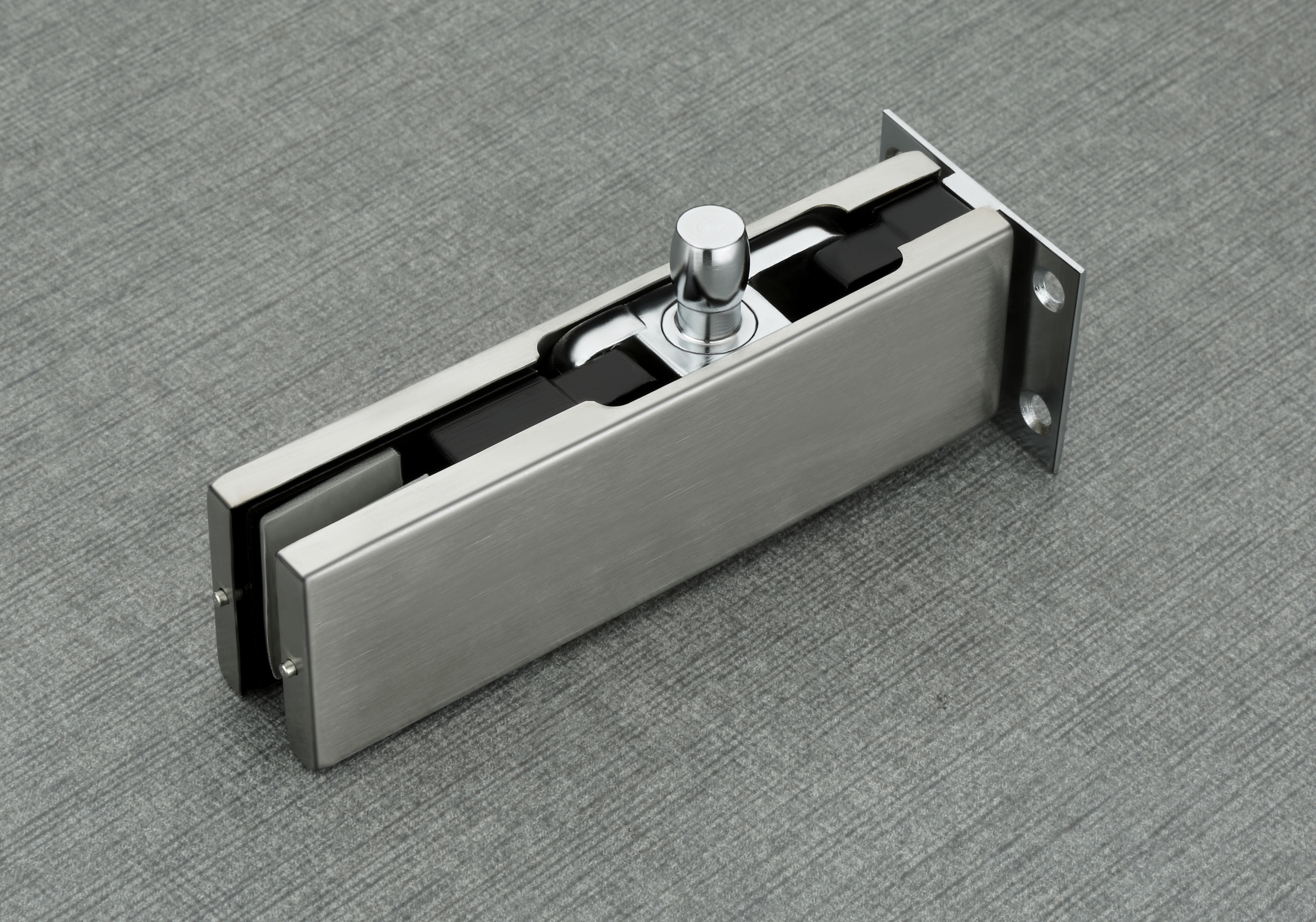 L Patch Glass Fitting - Stainless Steel, Standard Size, Silver | Corrosion Resistant, Exceptional Durability, Ideal For Glass Door Applications