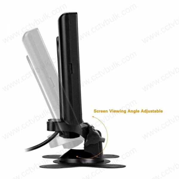 Black Lcd Tft 7 Inch Portable Screen Hdmi / Av / Vga With Speaker