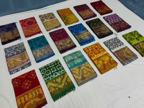 डेली वियर इक्कत सिल्क कॉटन