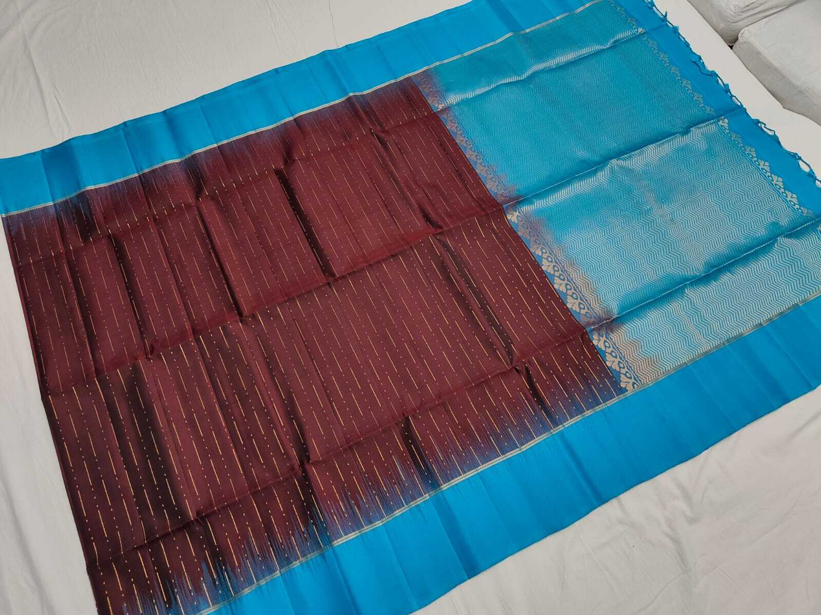 Pure Silk Handloom Saree - Woven Pattern With Zari Work | Festive Style, Master Weaver Crafted