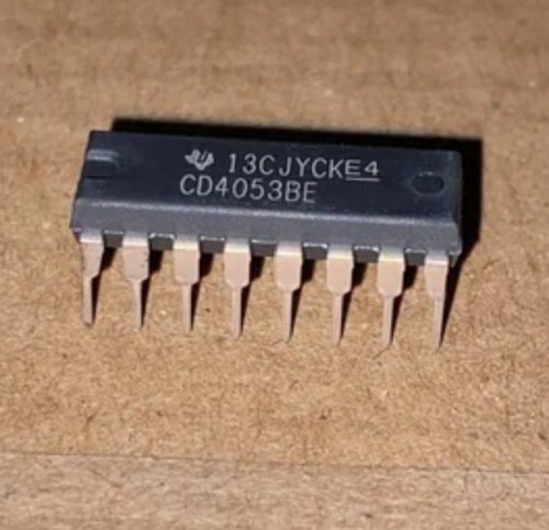 CD4053BE TI मल्टीप्लेक्सर स्विच