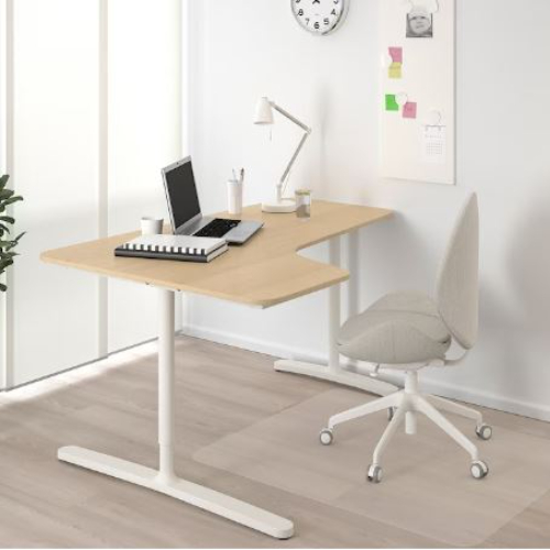 White Stained Oak Boss Table