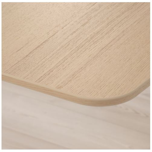 White Stained Oak Boss Table