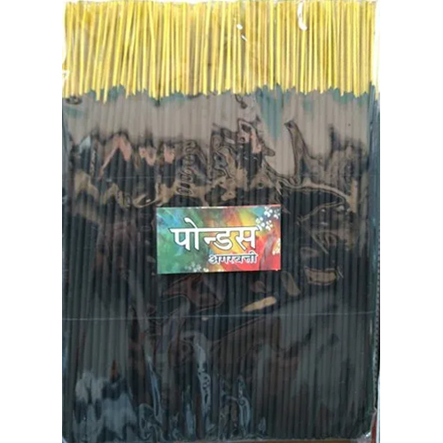 Ponds Incense Stick - Bamboo Material, Various Sizes Available | Black Round Shape, Eco-Friendly, Solid Form for Aromatic and Religious Use