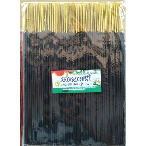 Bharatvasi Incense Stick - Bamboo Charcoal, 9 Inch Black Aromatic Stick | Eco-Friendly, Straight Shape, 35 Min Burning Time, Mogra Fragrance