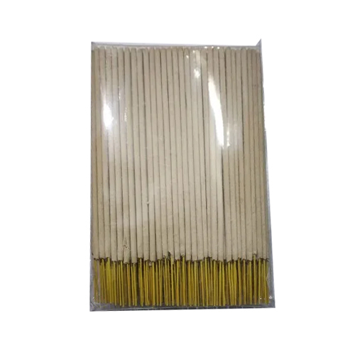 Kapoor Incense Stick - Bamboo And Charcoal, 9 Inch White Stick , Eco-Friendly, Aromatic, Round Shape, Rough Surface