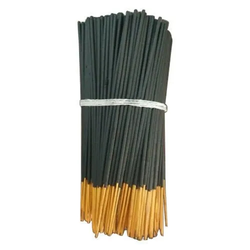 Natural Mogra Incense Sticks - Bamboo Material, 12 Inch Length, Black Color, 35 Min Burning Time | Eco-Friendly, Aromatic, Religious Use