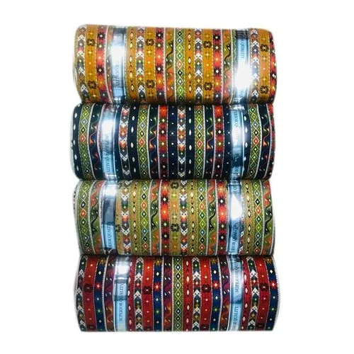 Rayon Precious Foil Print Fabric - Premium Quality Material, Custom Length Available | Multicolor Printed, Washable, Versatile for Fashion Applications