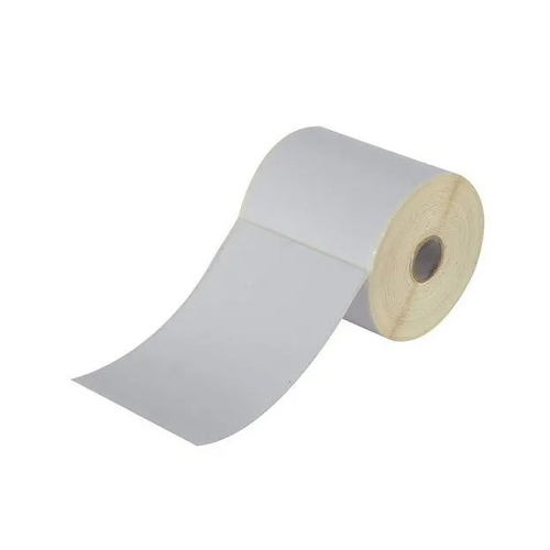 Thermal Transfer Barcode Ribbon - White Paper, Available In Various Sizes - Durable Round Design For Industrial & Commercial Applications