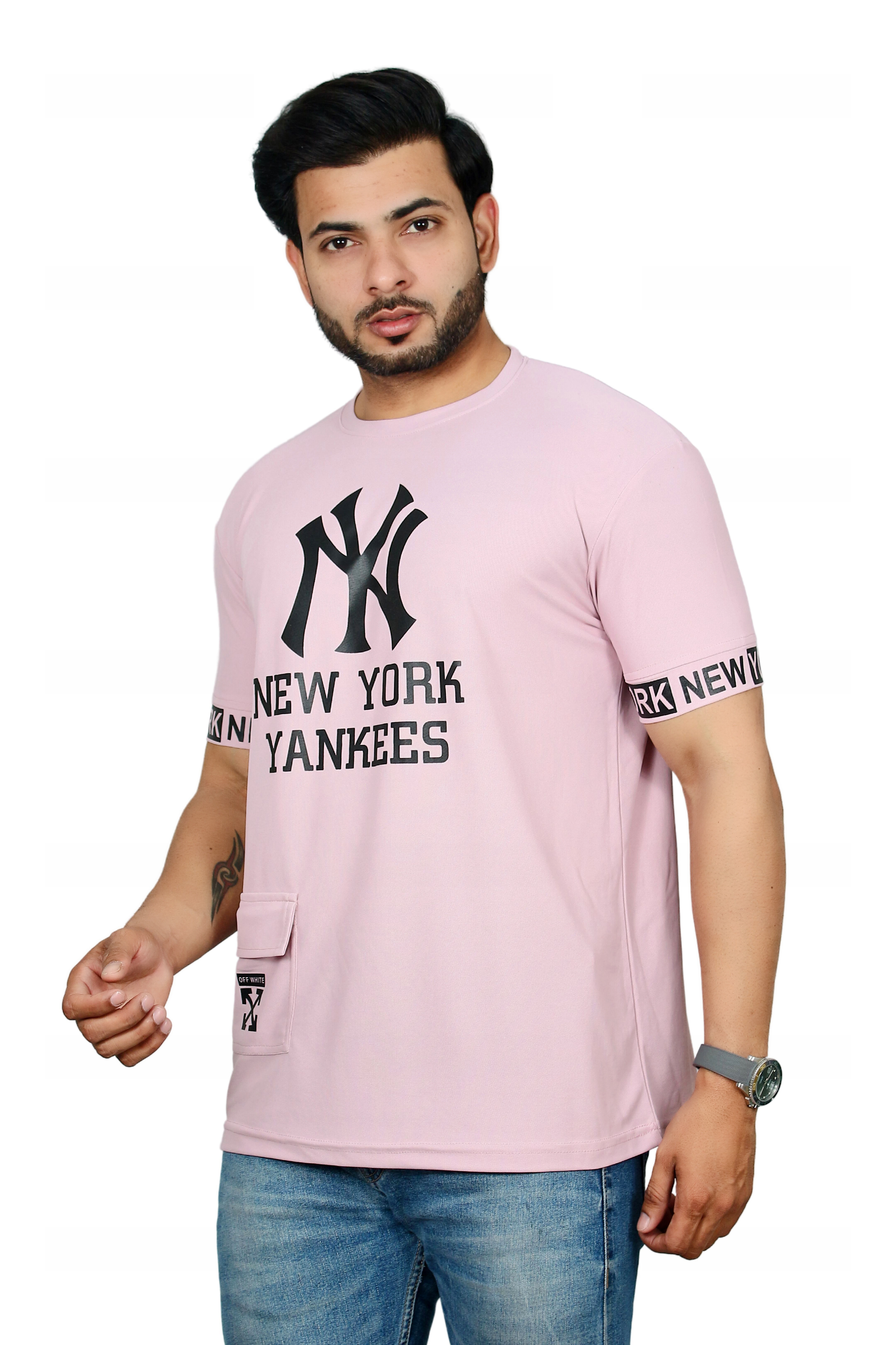 Art No 9000 - Sap Fabric T Shirt, Multiple Sizes, Multicolor | Breathable, Comfortable, Soft Fabric, Half Sleeves, Front Pocket, Stylish Design