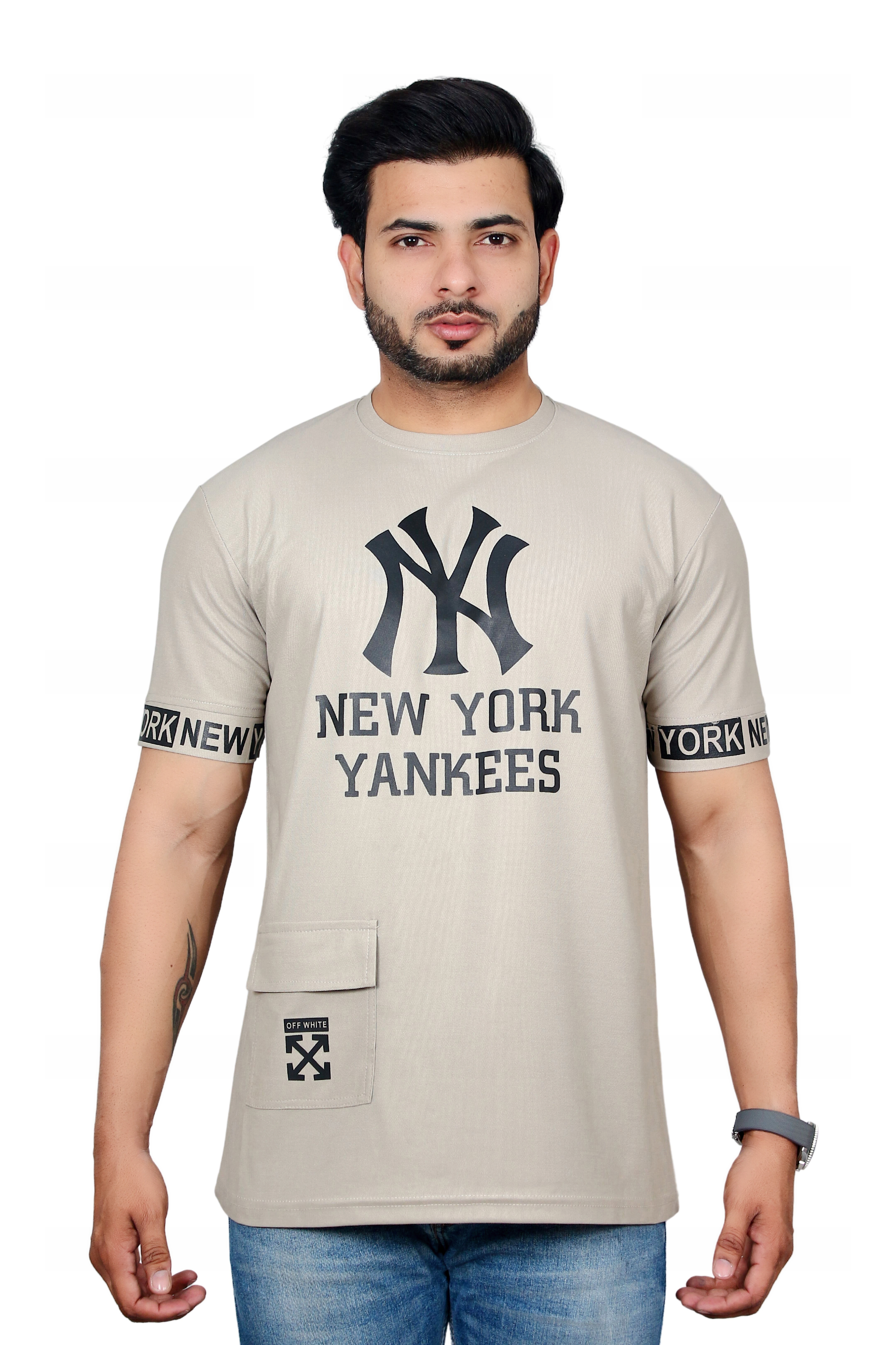 Art No 9000 - Sap Fabric T Shirt, Multiple Sizes, Multicolor | Breathable, Comfortable, Soft Fabric, Half Sleeves, Front Pocket, Stylish Design