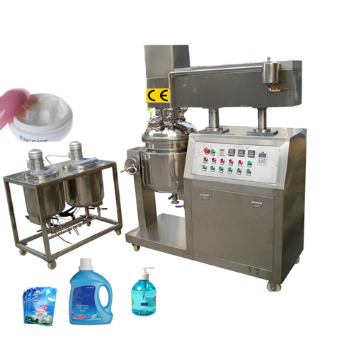 Polished Industry Grade Vacuum Emulsifying Mixer