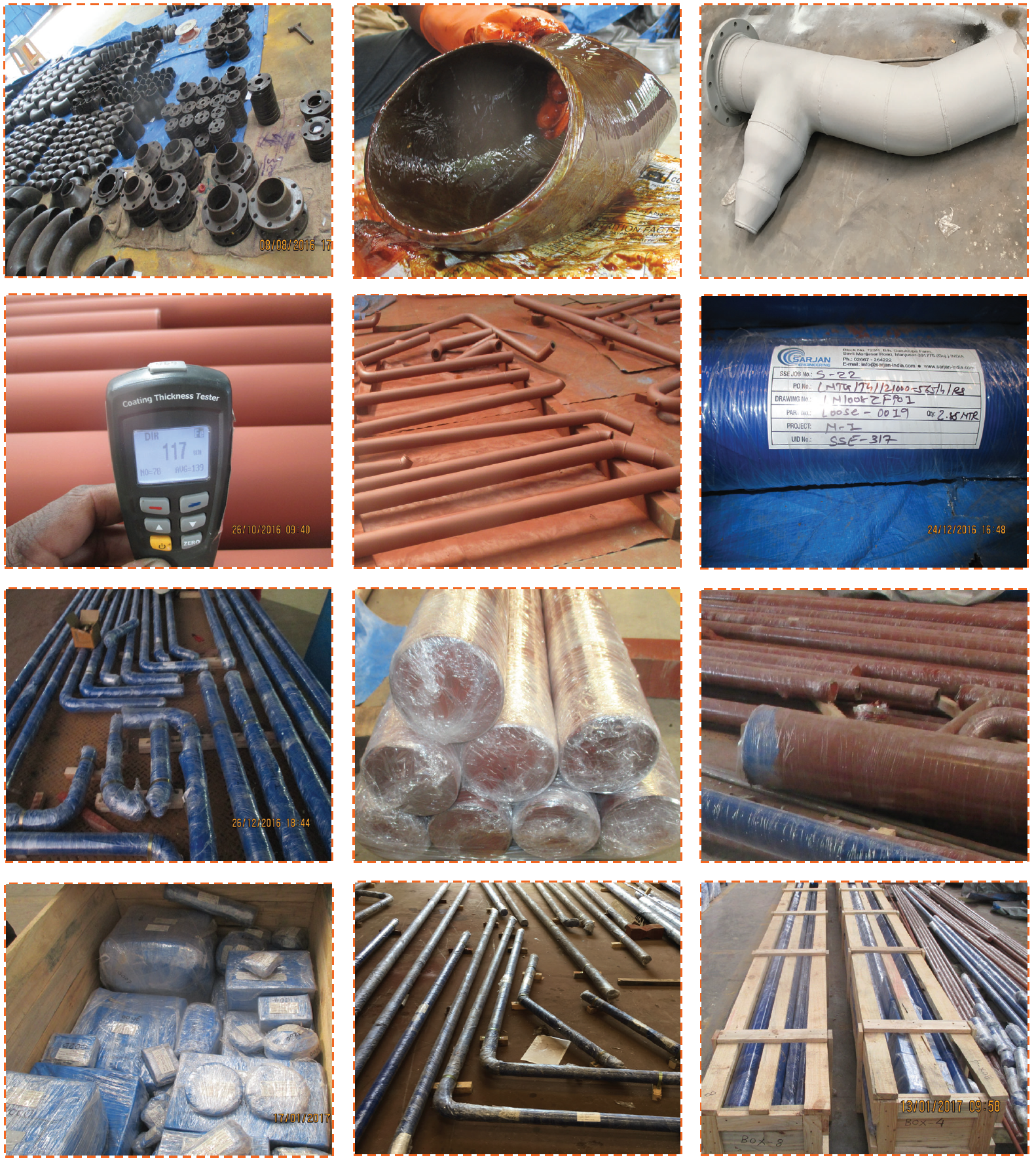 Jacketed Pipe Spool - Color: As Per Project Requirement