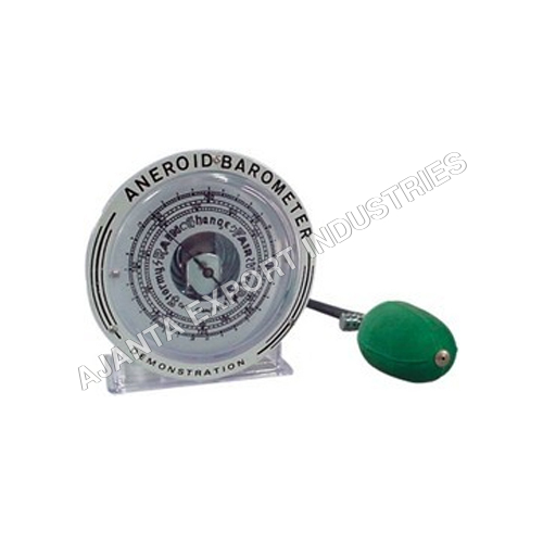 Glass And Plastic Barometer Aneroid Demonstration