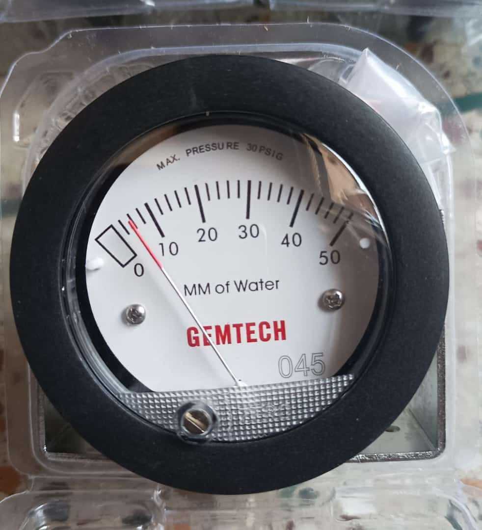 Gemtech Mini Differential Pressure Gauges In Gandhi Nagar Delhi Accuracy: A 5% Of Fs At 70a F (21.1a C)