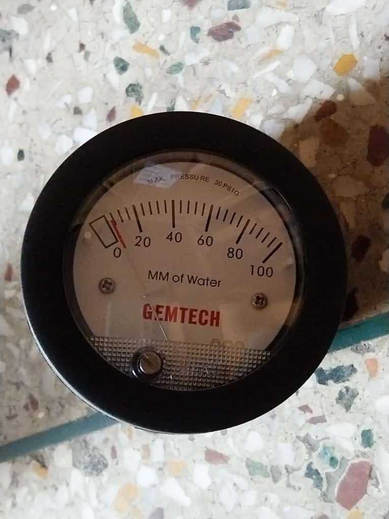 Gemtech Mini Differential Pressure Gauges In Gandhi Nagar Delhi Accuracy: A 5% Of Fs At 70a F (21.1a C)