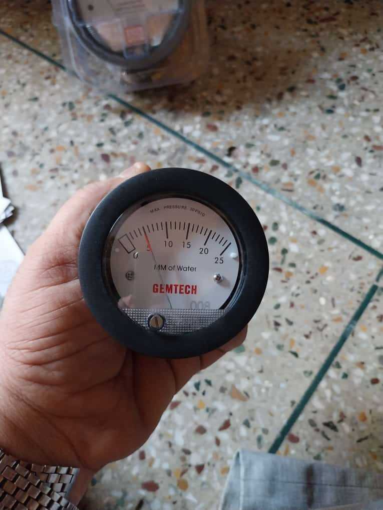 Gemtech Mini Differential Pressure Gauges In Gandhi Nagar Delhi Accuracy: A 5% Of Fs At 70a F (21.1a C)